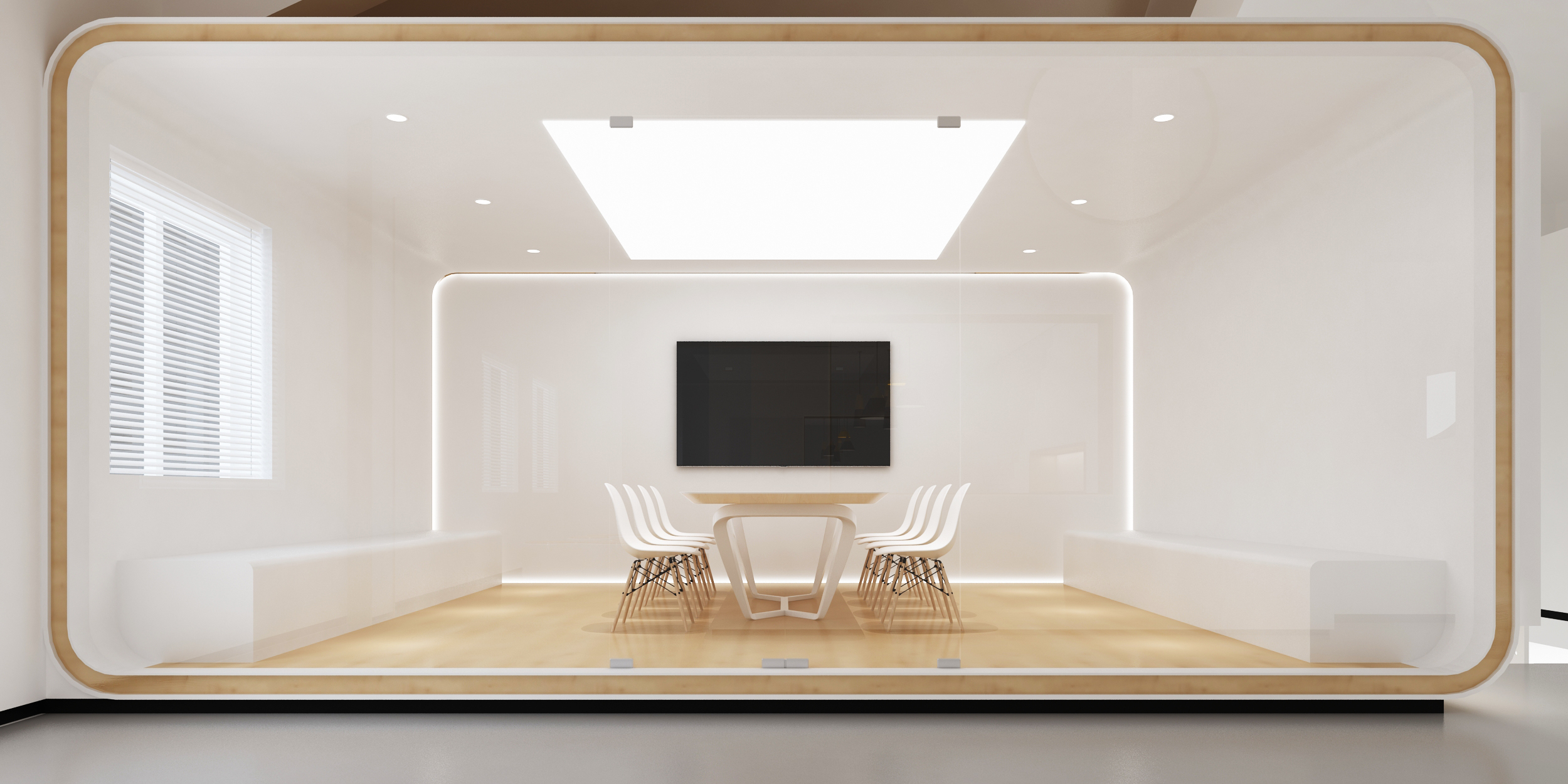 童画美术教育空间,极简点线面的友好设计-9