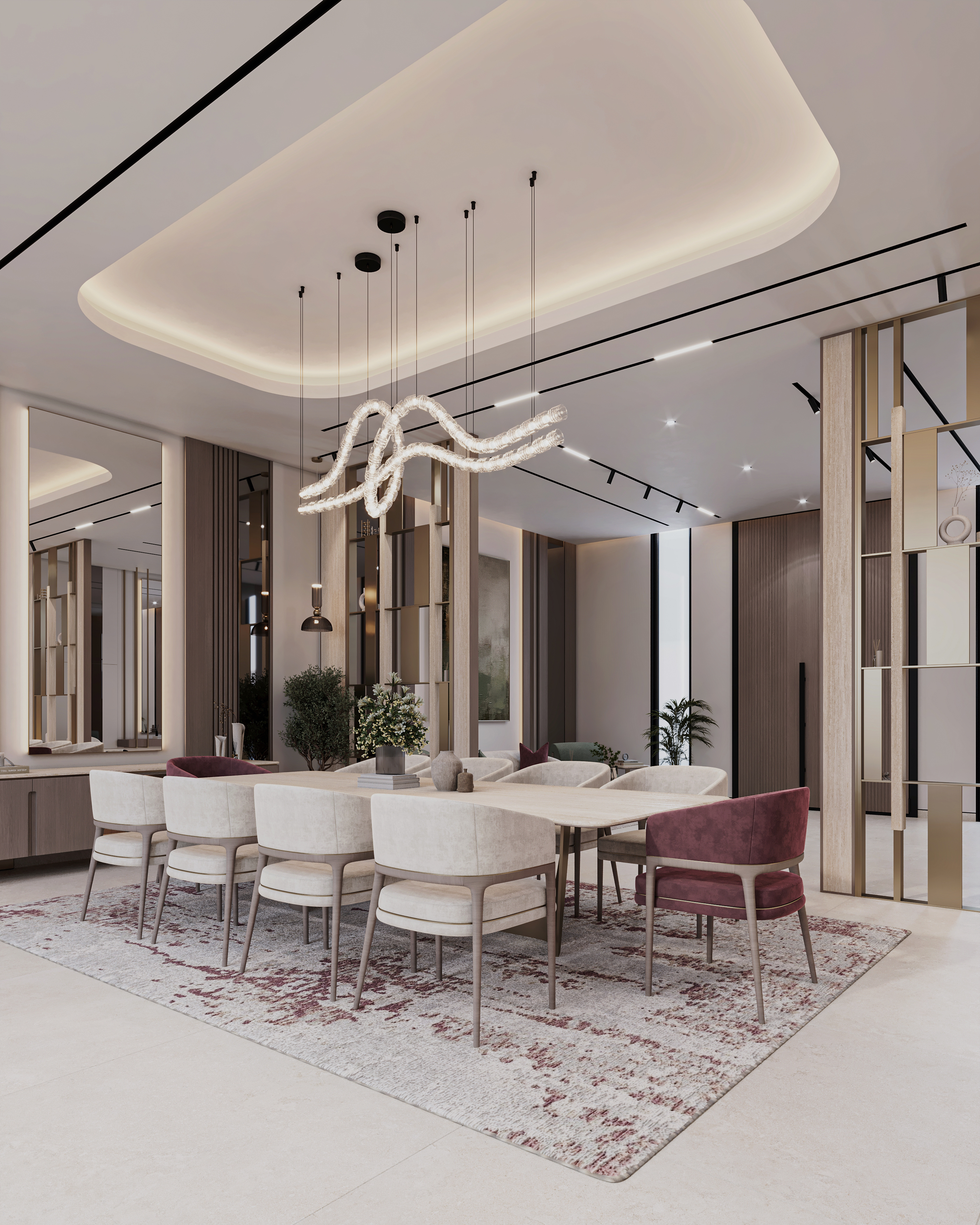 奢侈品现代开放空间（含双高空间）丨阿联酋阿布扎比丨Archpix Engineering Consultants-15