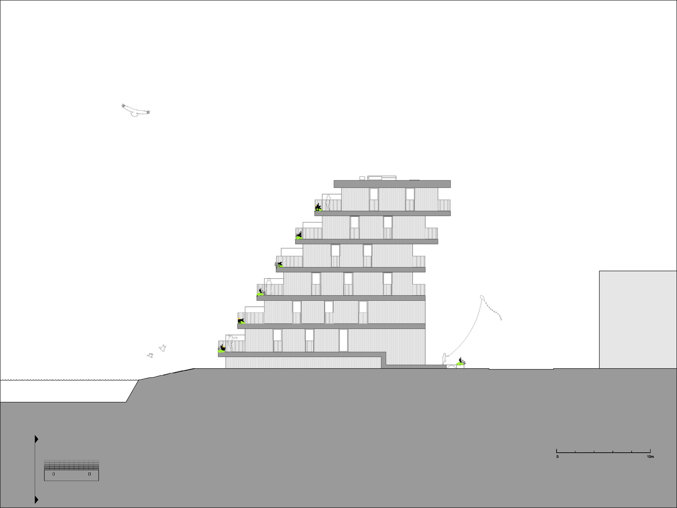 阿姆斯特丹绿色阶梯住宅 | Klencke NL Architects-121