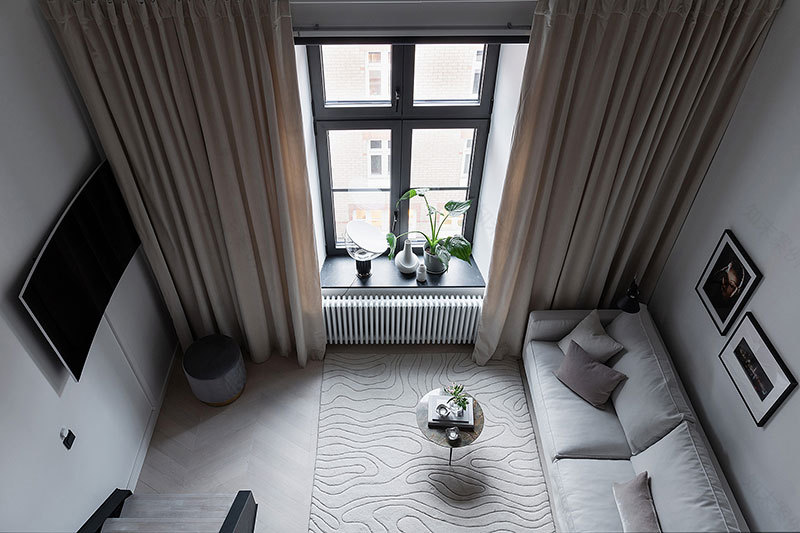 斯德哥尔摩 56 平米优雅小复式公寓设计-13