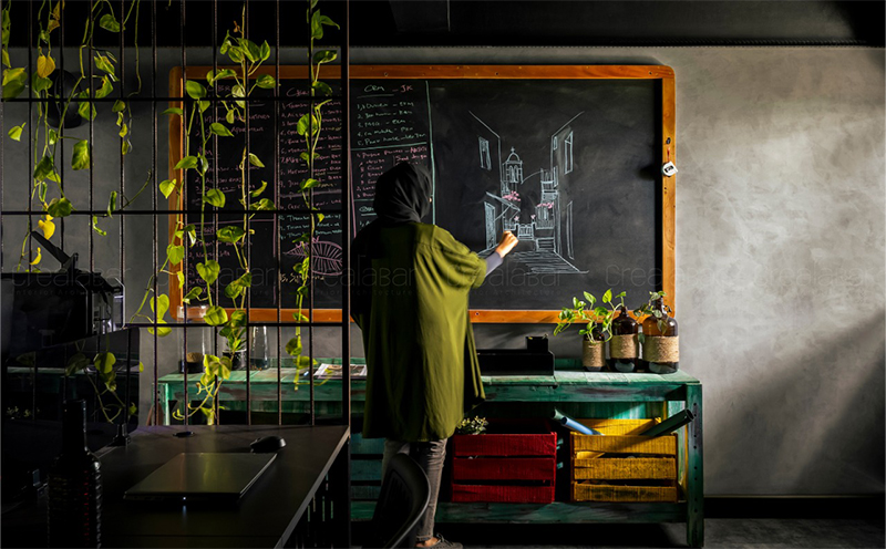 Creatabar 室内设计工作室办公空间设计丨印度丨JITH MOHAN-15