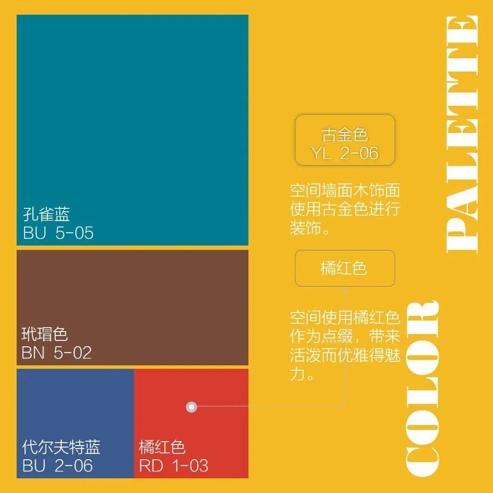 黄色系空间设计丨紫苹果装饰-22