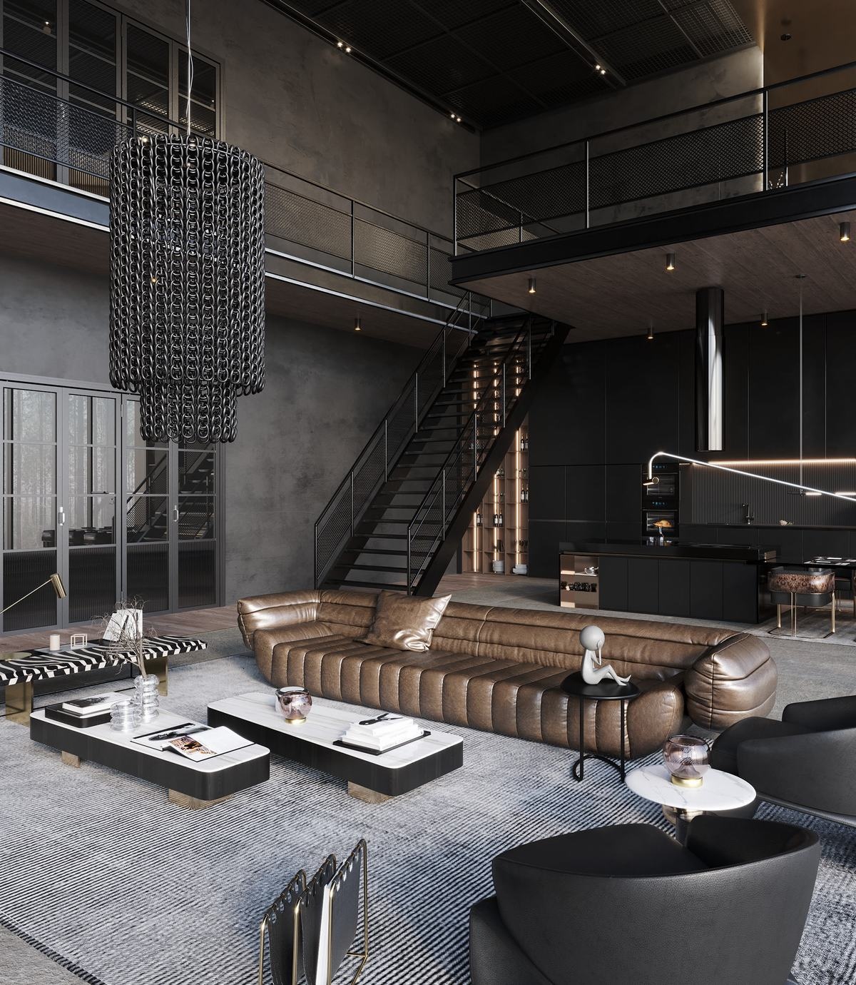 森林中的工业风度假别墅丨澳大利亚丨澳大利亚著名设计师 Sarah Habib-3