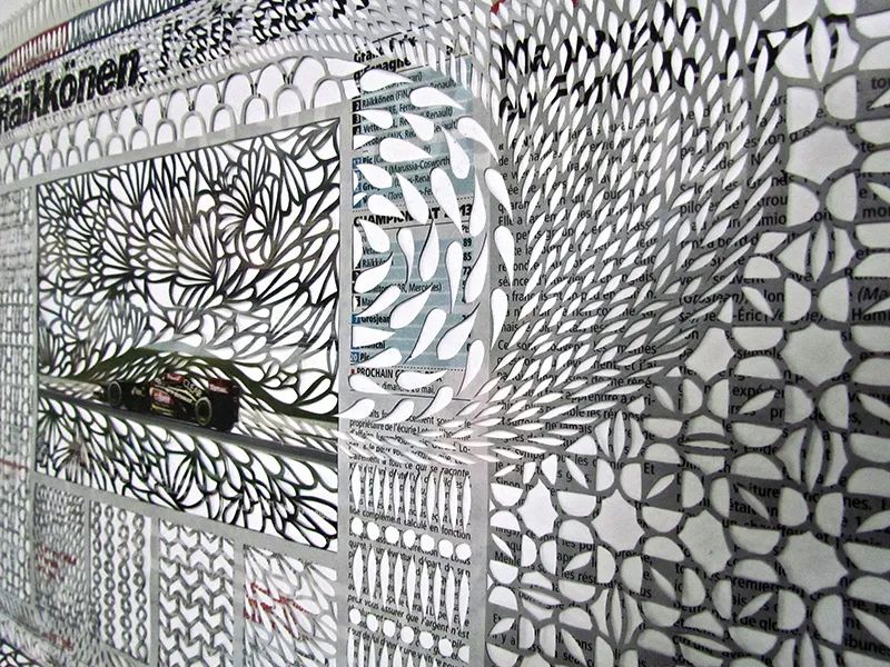 Myriam Dion 报纸改造艺术-65