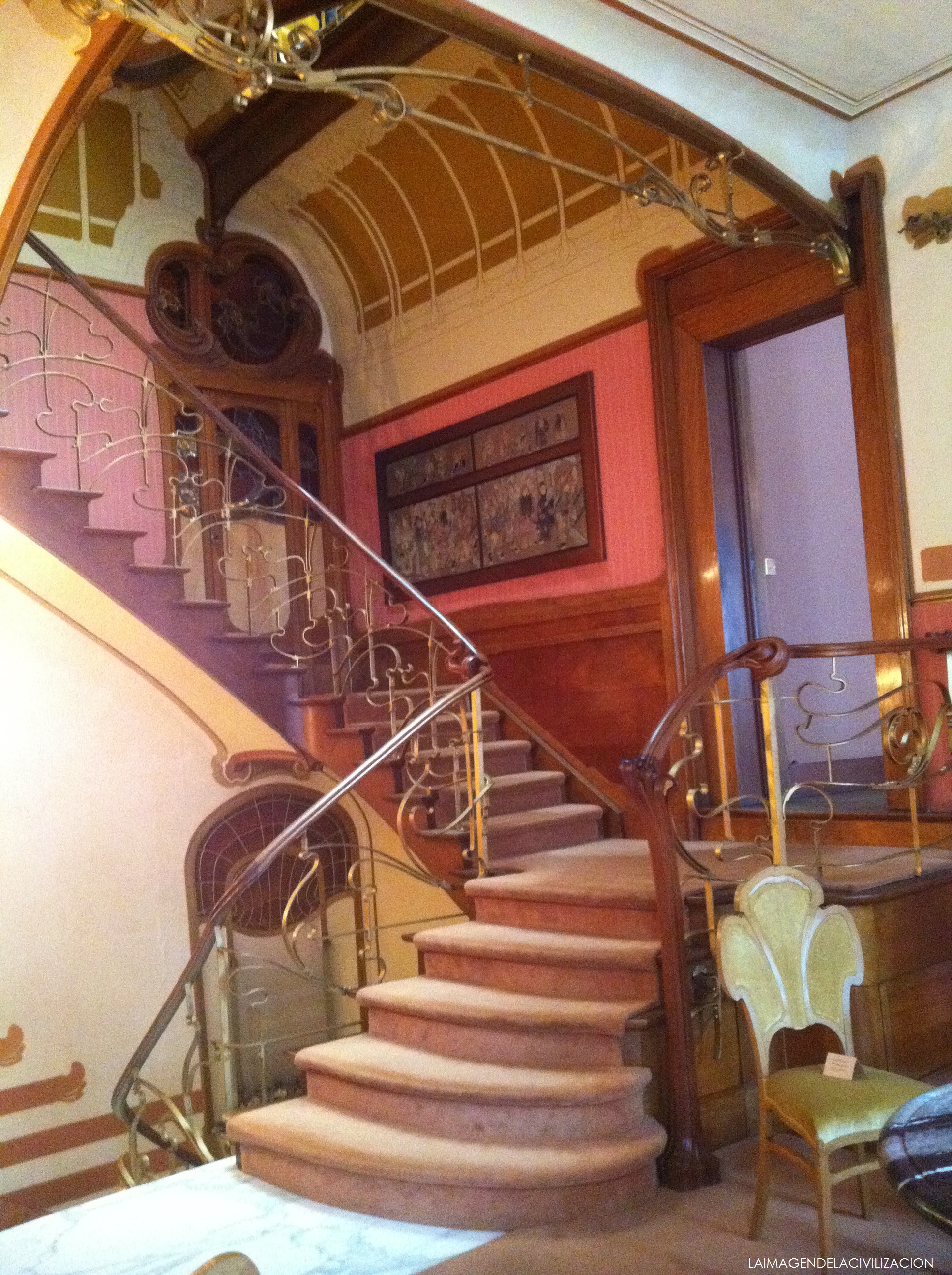 维克多·霍塔的新艺术风格建筑（含其住宅等）丨比利时丨维克多·霍塔等（保罗·汉卡尔等也有贡献）-7