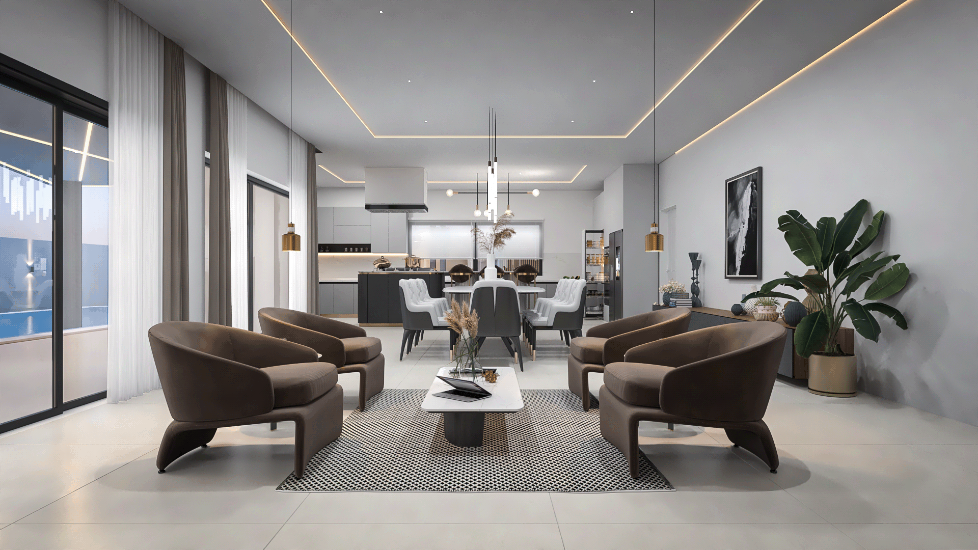 Interior Design Open Space Luxury-1