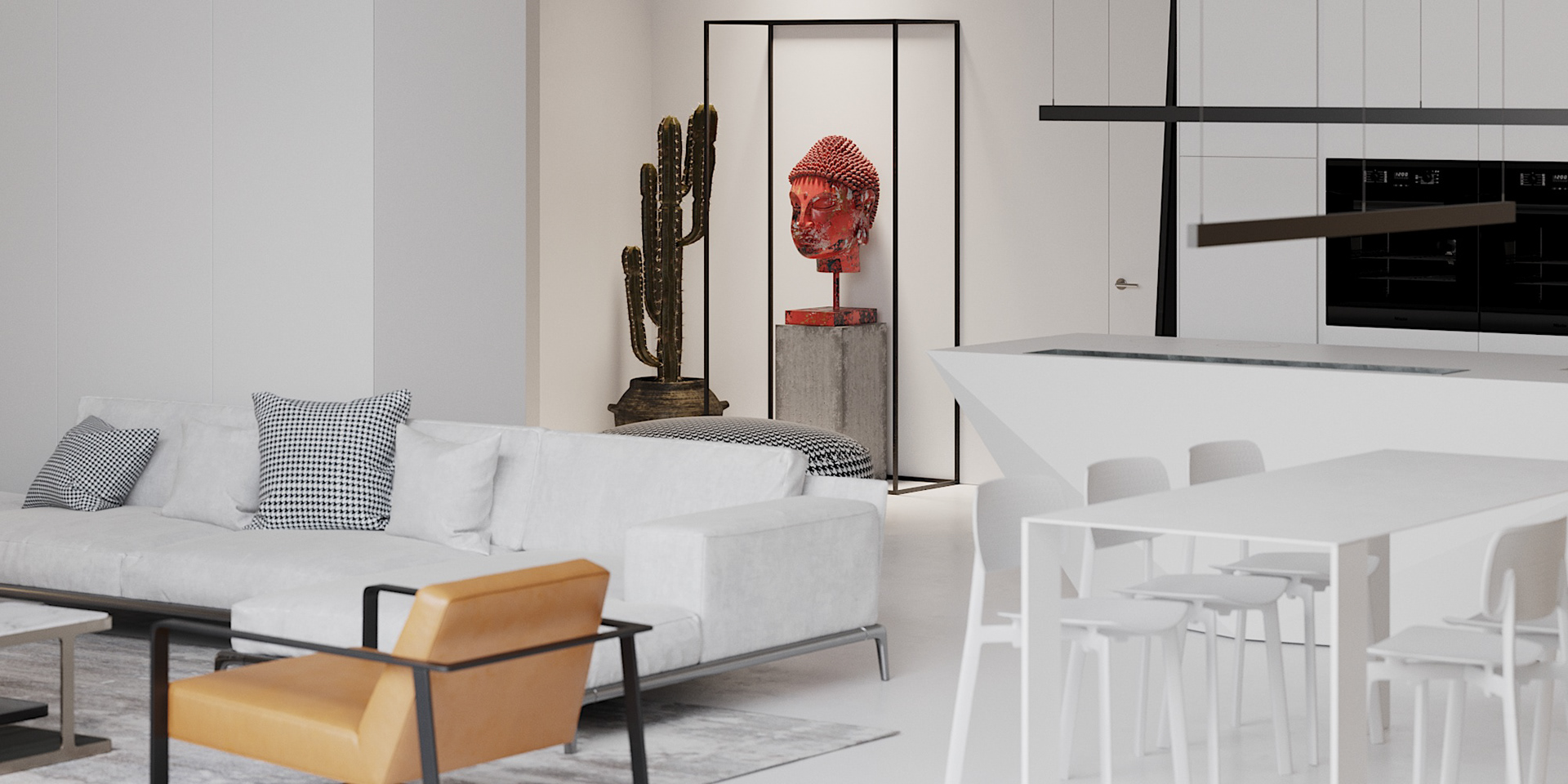 简约风客餐厅设计方案-15