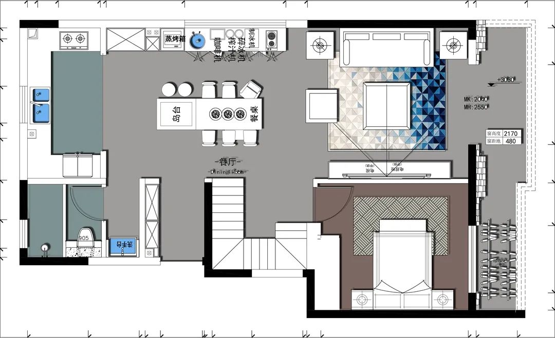 中天诚品现代简约别墅设计丨青马别墅空间设计-30