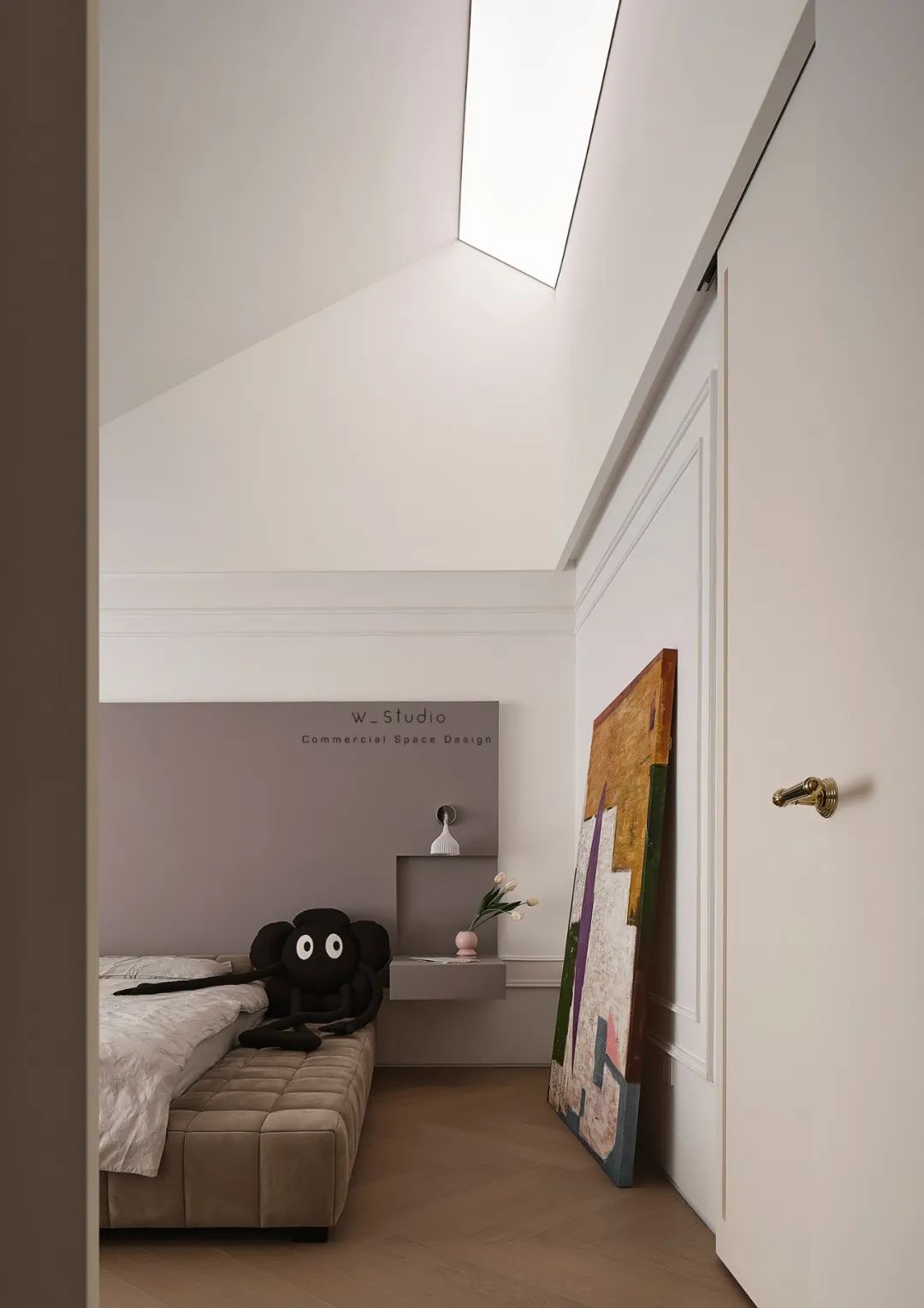 莫奈色彩的现代家居丨无一内建筑设计事务所-48