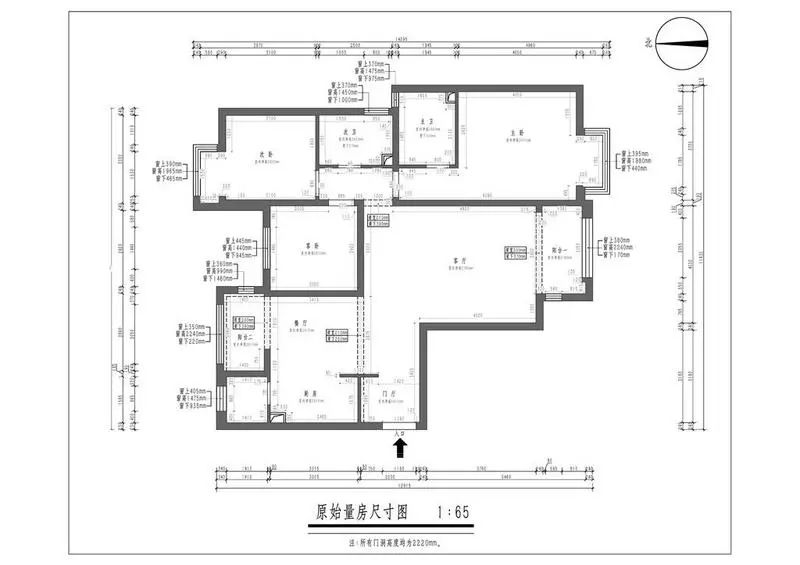 142㎡ 简约风原木色三居室，简单实用又通透大方-2