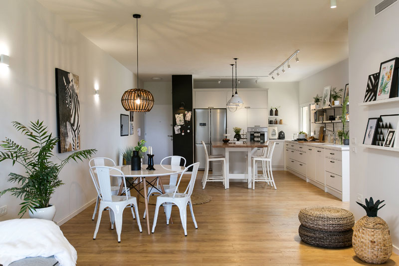 黑白风霍德夏隆老房翻新丨以色列丨迪克拉·格拉泽室内设计与家居造型-27