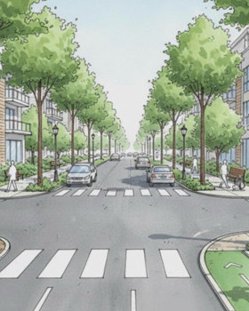 某住宅混合用途社区的城市规划与景观设计