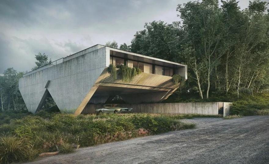 Adam Spychala--混凝土建筑的纯粹-22