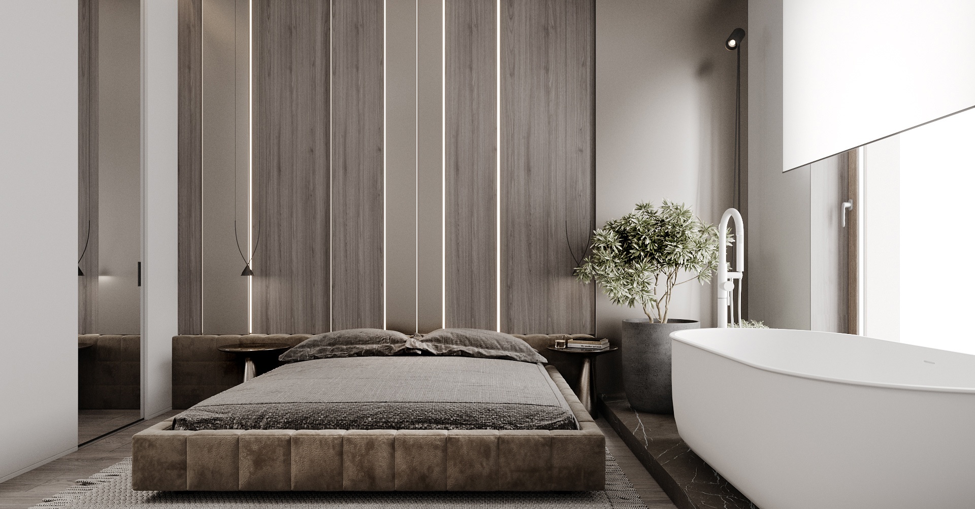 115平 现代极简空间设计！-5