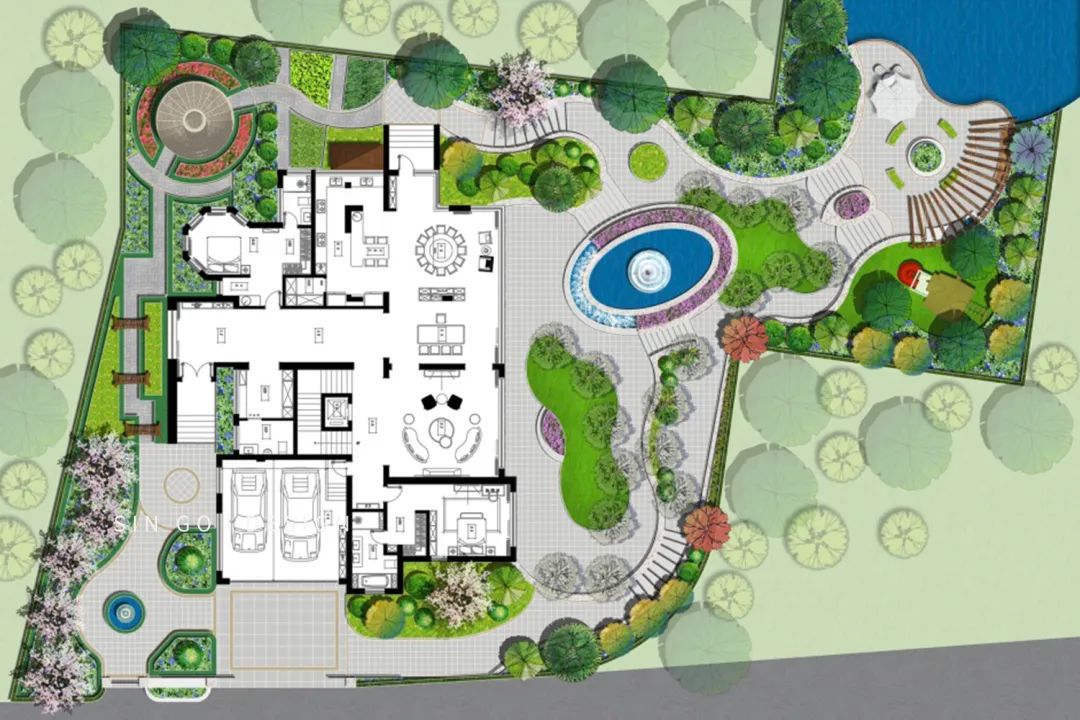 上海御湖香水湾轻奢别墅设计丨中国上海丨星杰国际设计-28