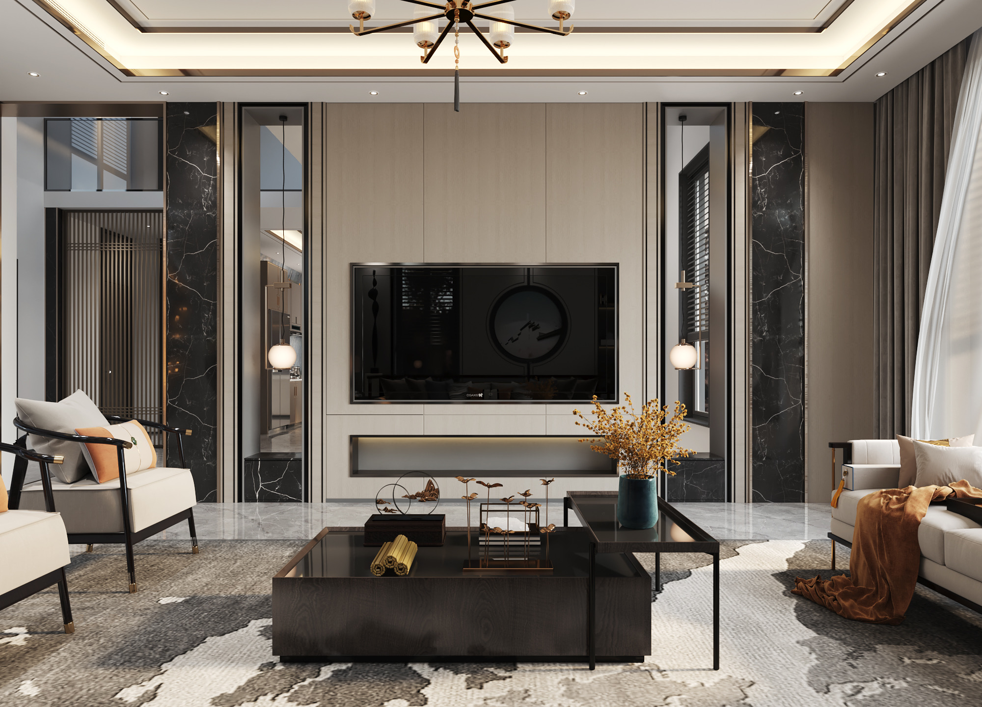 新中式住宅——打造不可磨灭的东方韵味                     -0