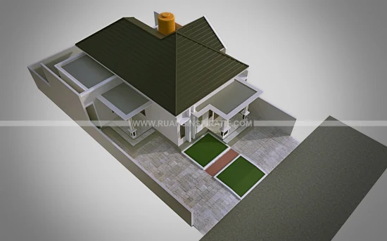 宽11·5米房屋外观设计及布局方案丨Ali Said（毕业于哈桑uddin大学建筑学专业）-23