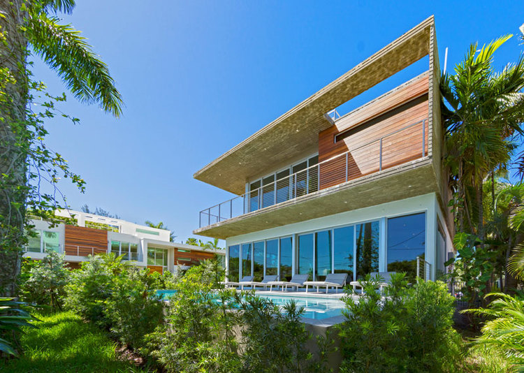 迈阿密棕榈岛上的私人住宅 | 自然光与水景的完美融合-20