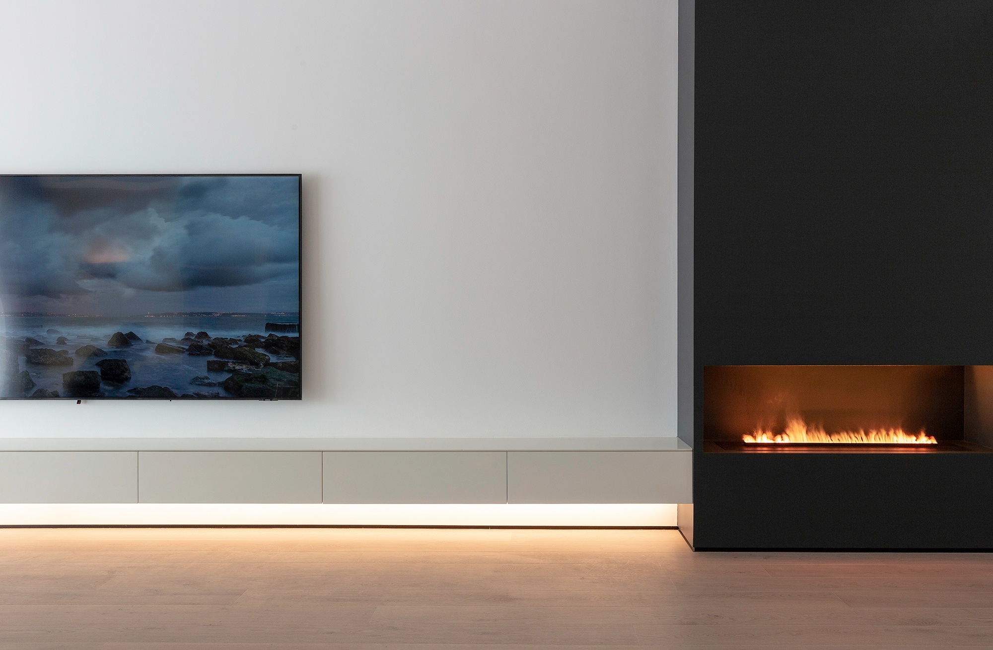 剑桥湾大平层简约空间设计-5