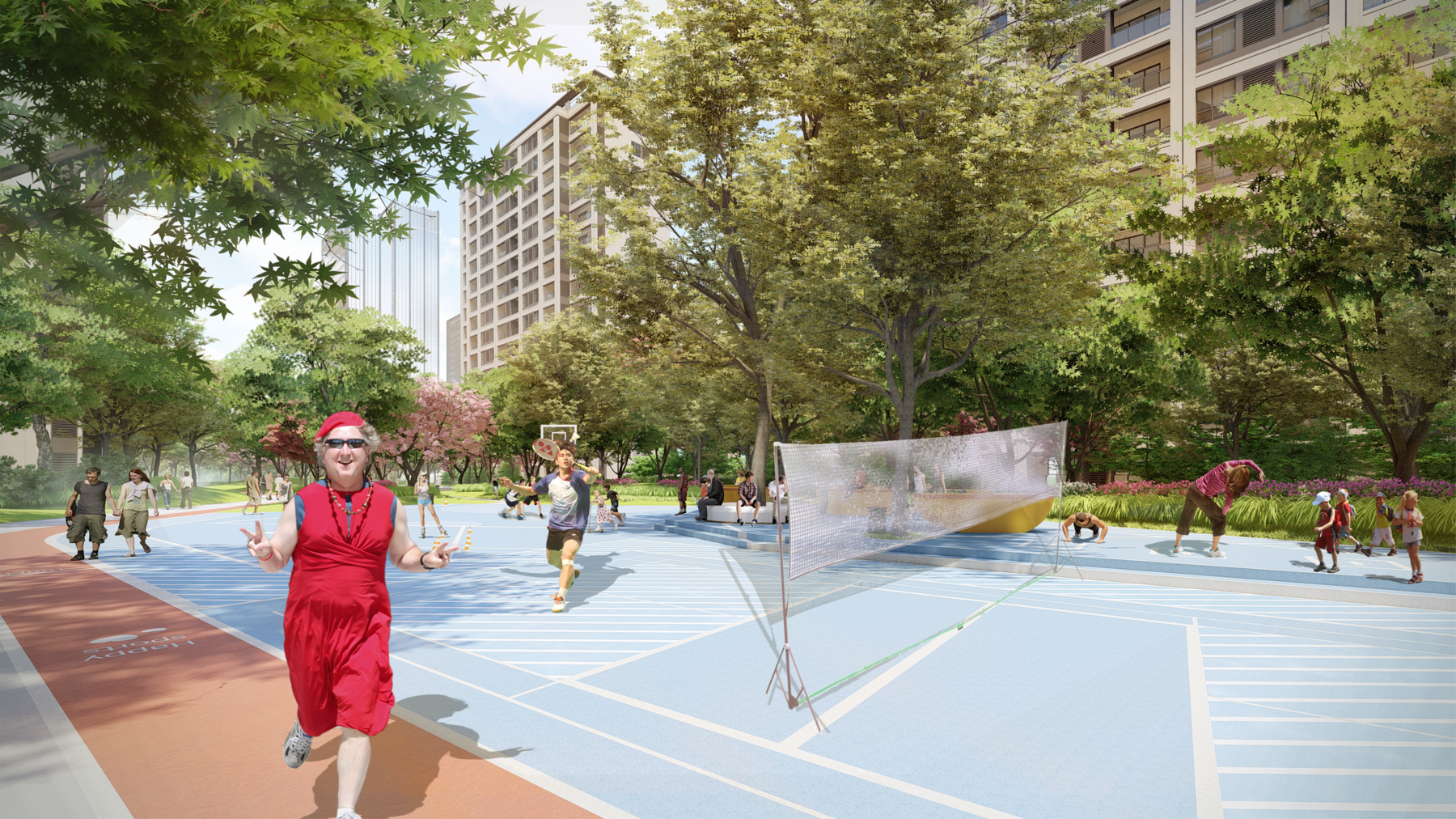 武汉瑞景澜湾住宅区景观-17