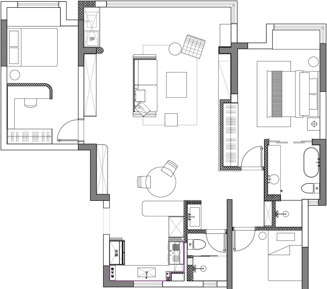 130平民国复古风之家丨中国芜湖丨研己设计-51