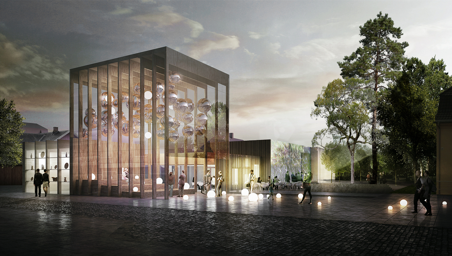 挪威 Akershus 艺术中心透明灯笼设计-2