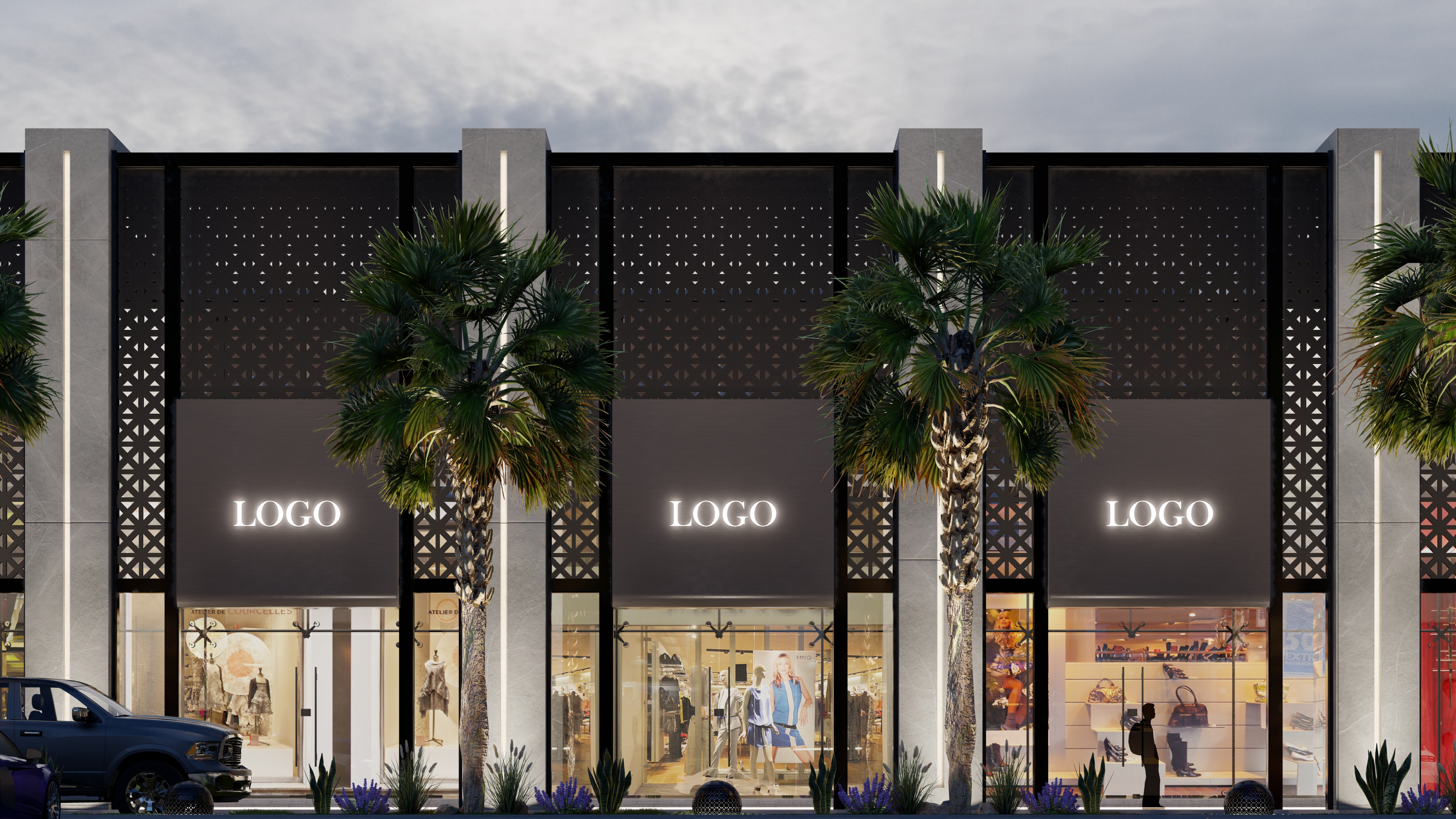 Strip Mall in Riyadh Saudi Arabia-9