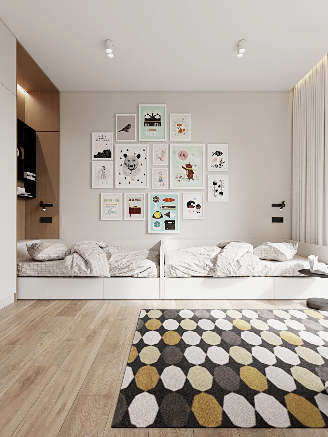 乌克兰104㎡现代简约风公寓设计-13