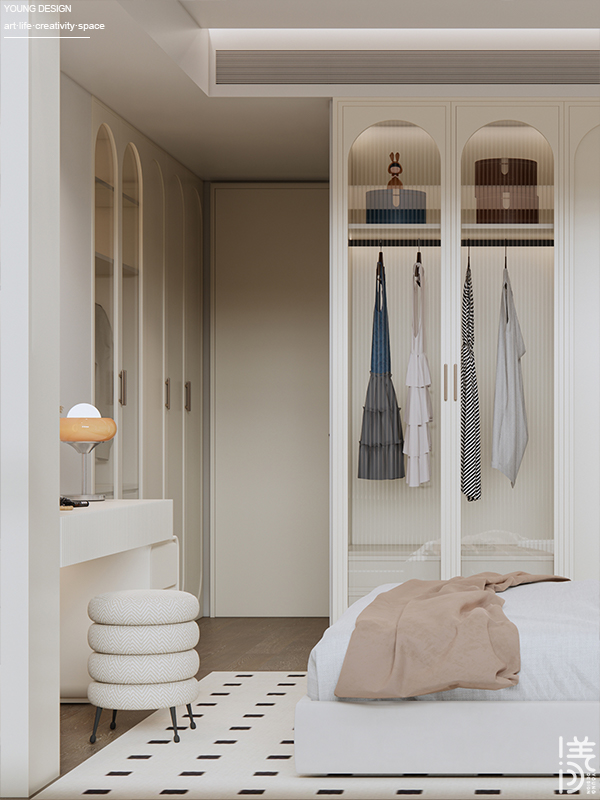 奶油风独居设计丨深圳漾空间设计有限公司-42