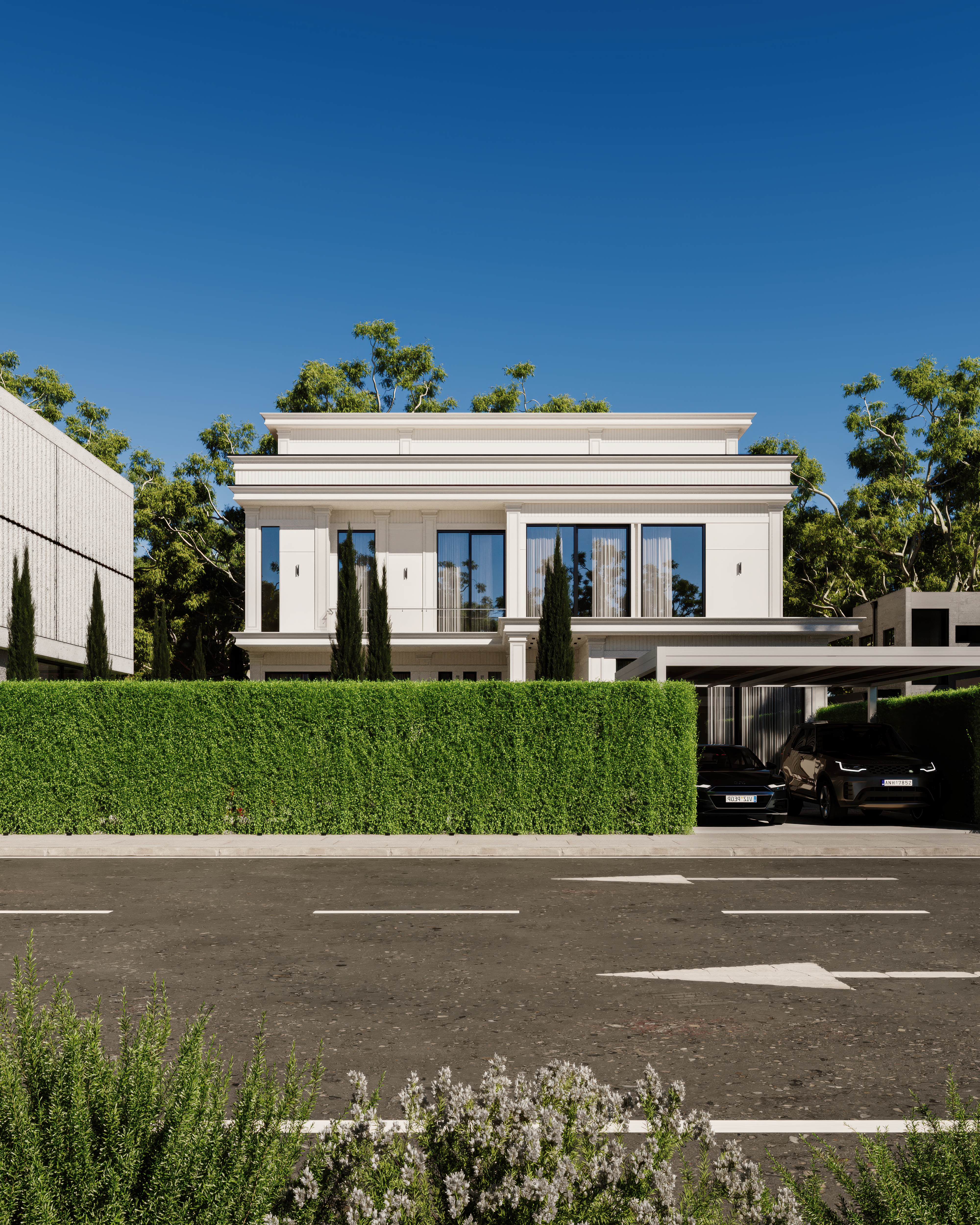 Molhum Villa Facade Design - Neo-classic Alternative-0