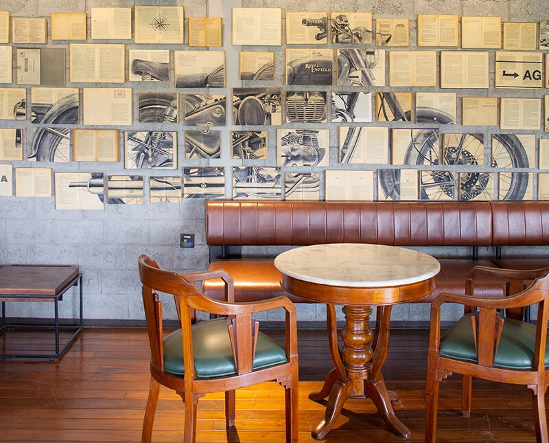 皇家恩菲尔德车库咖啡馆-16