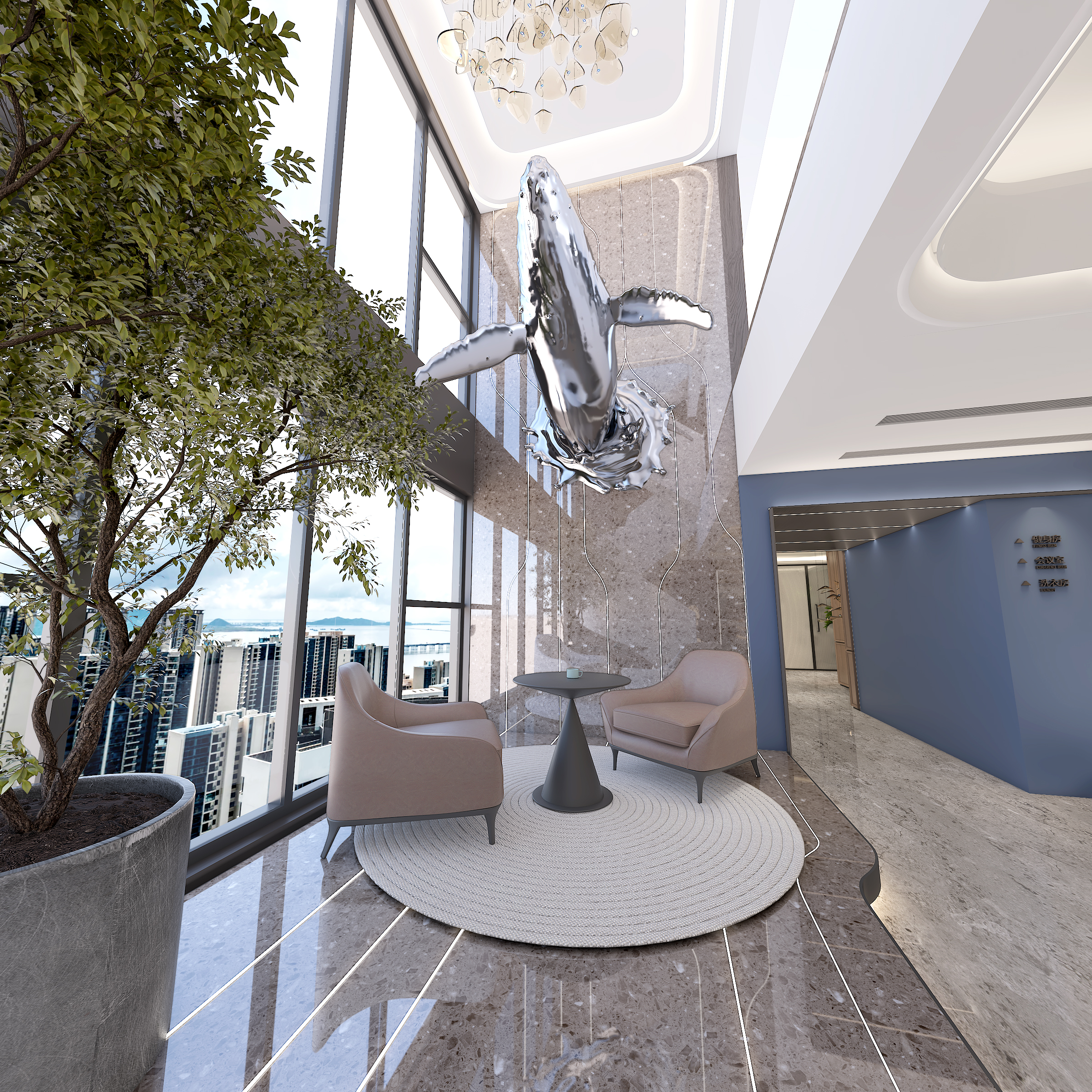 工装-酒店空间效果图-2