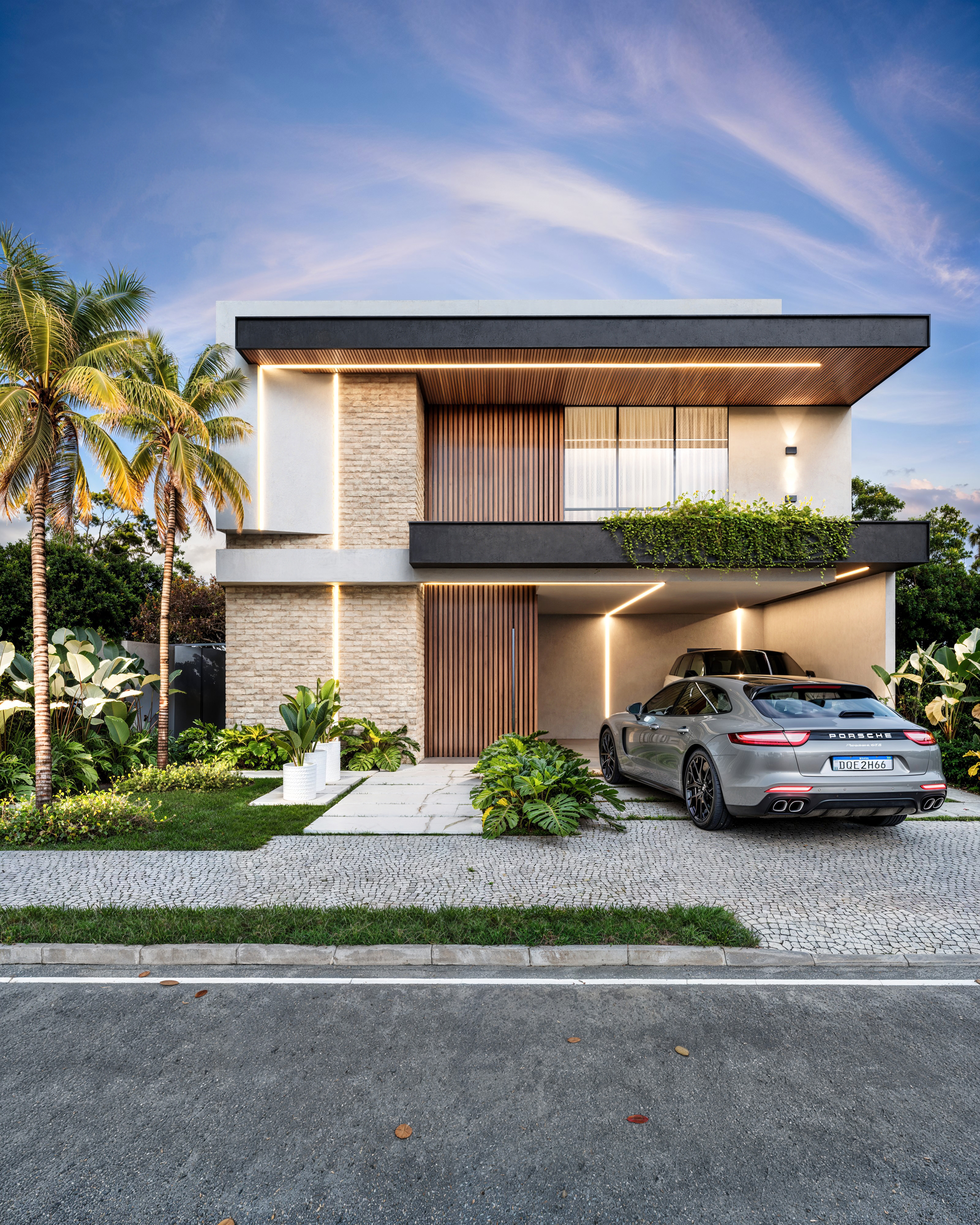 游泳池房子 I 黄昏但entardecer可能拼写有误，我不确定准确意思丨Augusto 建筑事务所-7