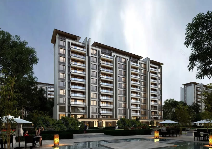 河南建业登封嵩岳府 | 新中式风格的人居美学-19