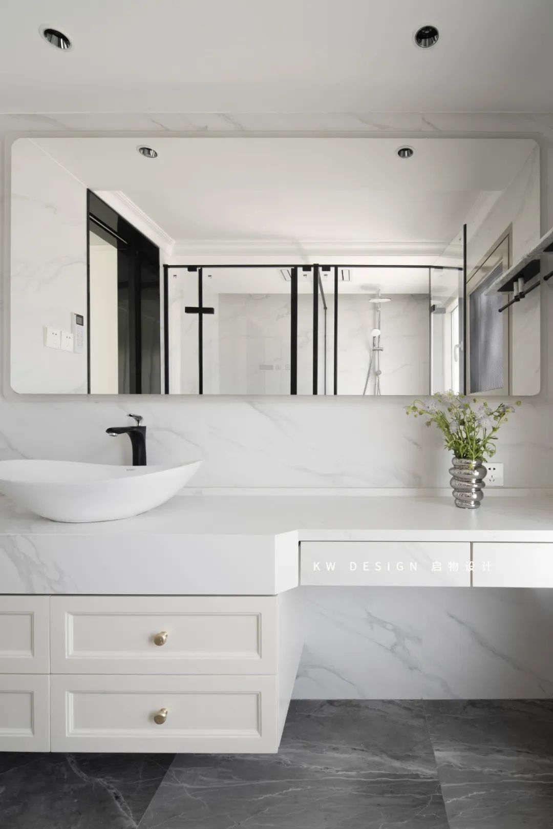 现代轻奢法式家居设计丨启物设计-63