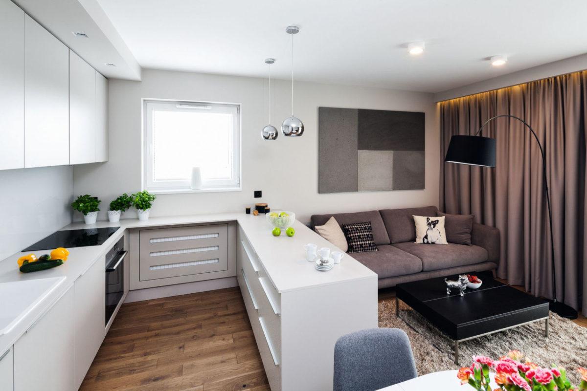 12平米厨房客厅一体化设计-64