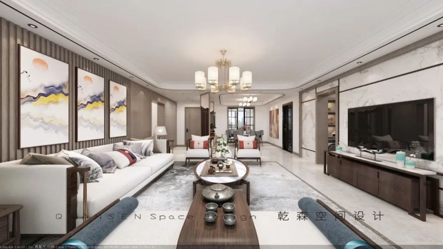 新中式家居设计,润物无声的艺术呈现-20