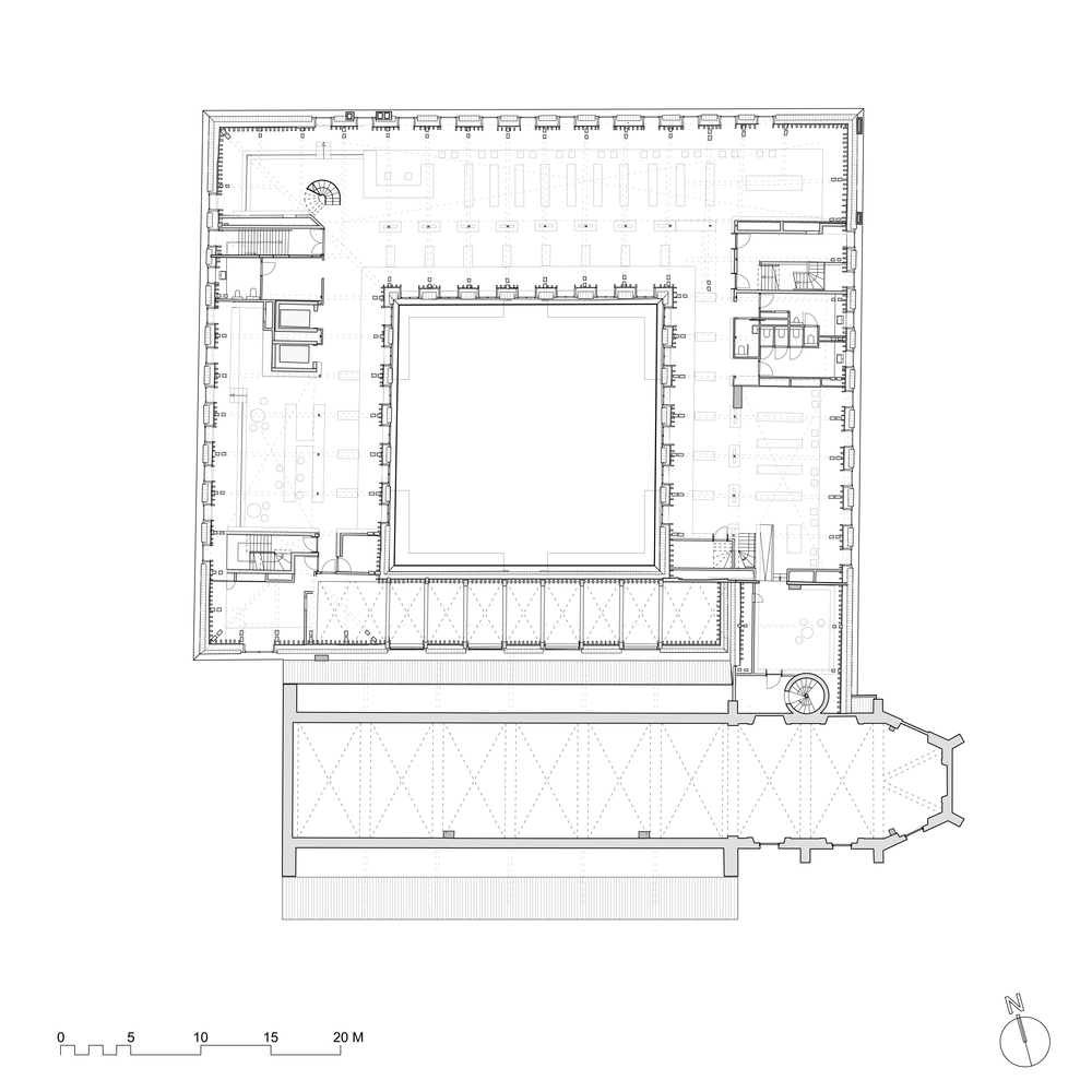 《城市图书馆 Het Predikheren》——历史与未来的共生-45