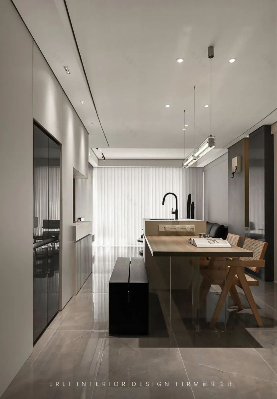 浙江嘉兴·东方都市 · 温馨自然学区房设计丨中国嘉兴丨而里室内设计事务所-4