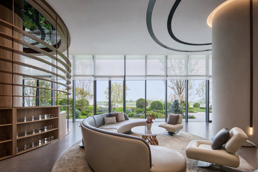 天津中新澜湖庭丨中国天津丨硬装设计为引擎联合设计,建筑设计为方标世纪建筑设计,景观设计为现工设计-80