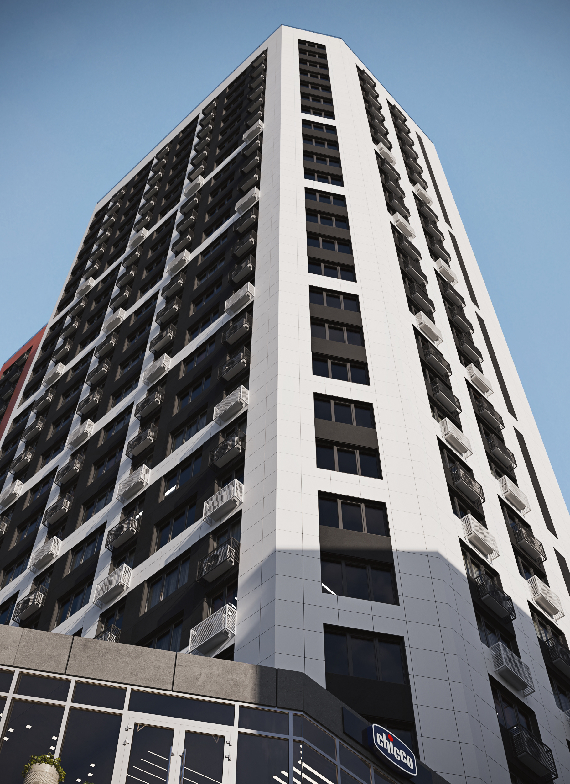 多层建筑外立面草图丨俄罗斯丨Alexey Aleev-8