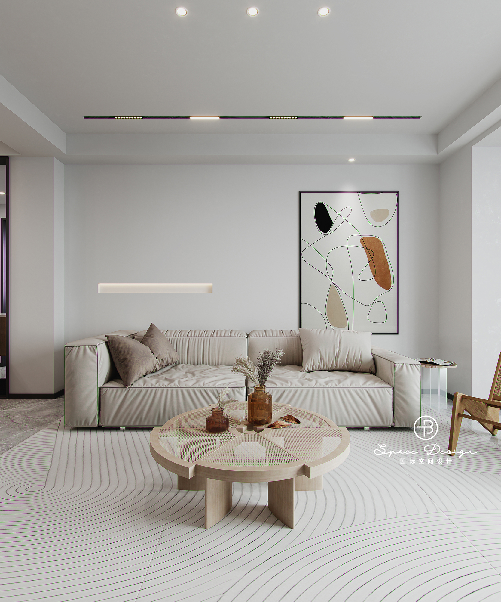 极致简约温暖治愈的家丨中国通州丨T·B 国际空间设计-12