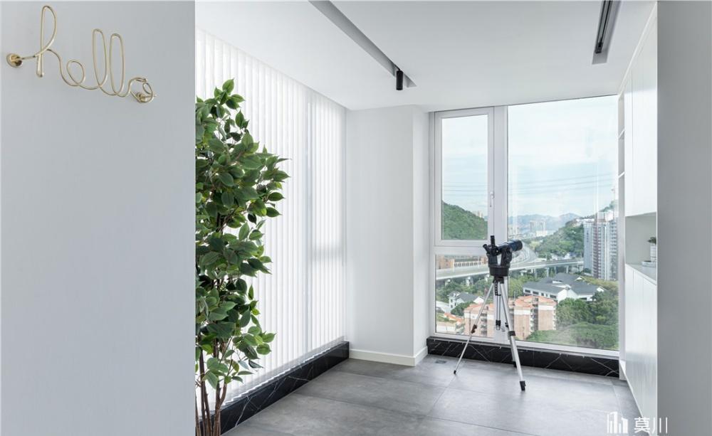 莫川设计丨平层北欧风 | 简约黑白灰,致敬悠闲生活-20