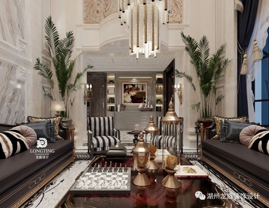 太湖阳光假日法式宫廷风别墅设计-49