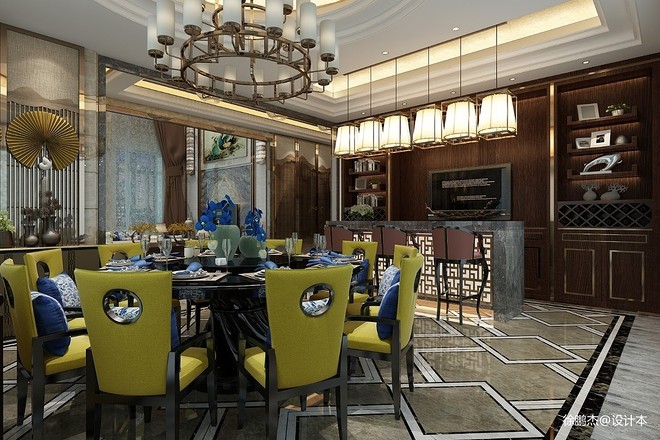 惠州石湾皇庭一号别墅装修丨中国惠州-22