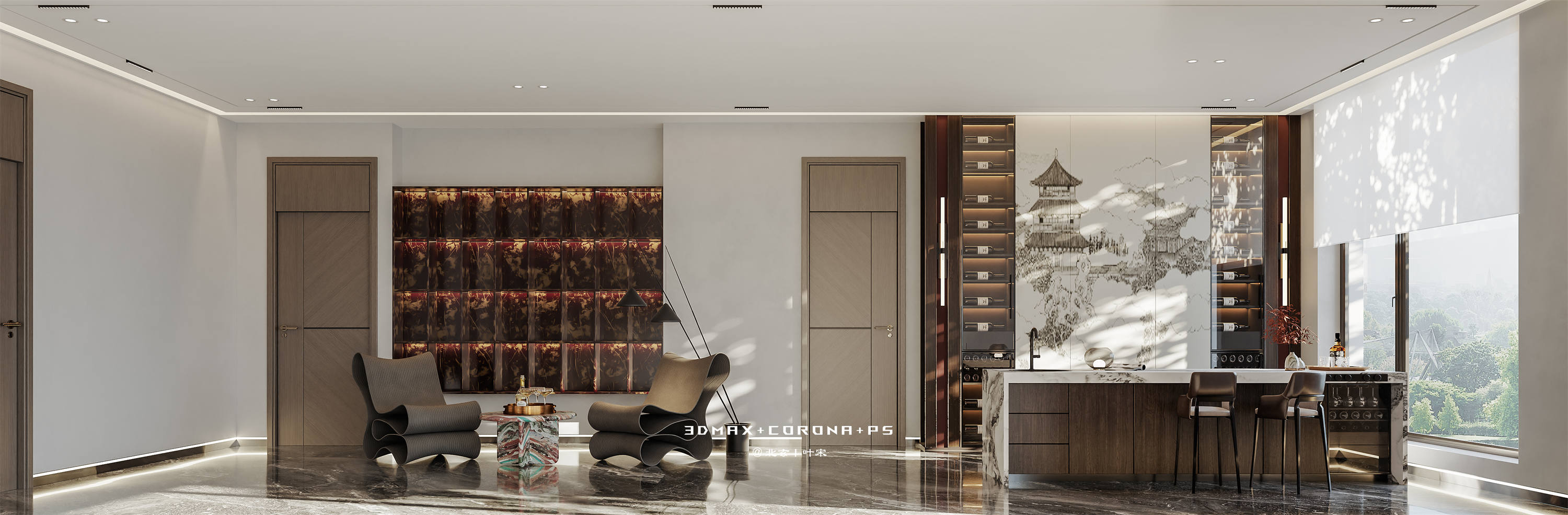 意式轻奢风别墅设计-7