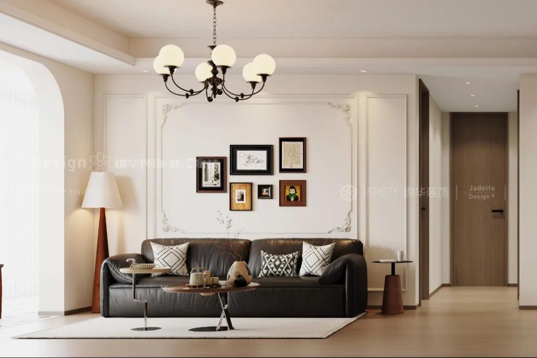 105㎡建发圆玺法式中古风精装房改造丨苏州锦华装饰-22