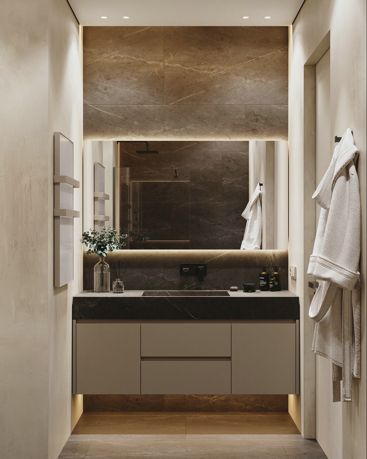 灰色系小空间公寓设计-16