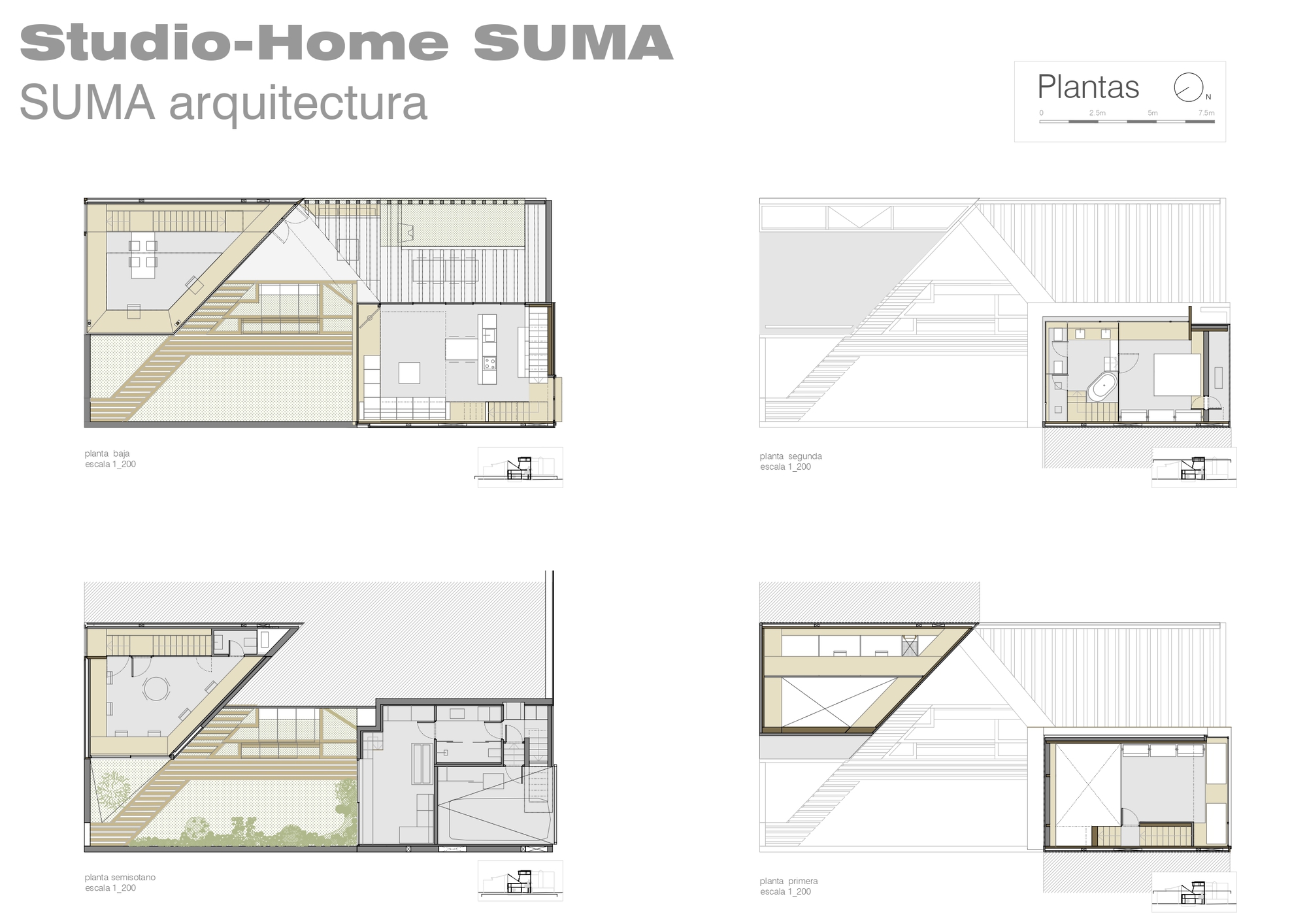 工作室和家庭苏玛丨西班牙马德里丨SUMA Arquitectura-18