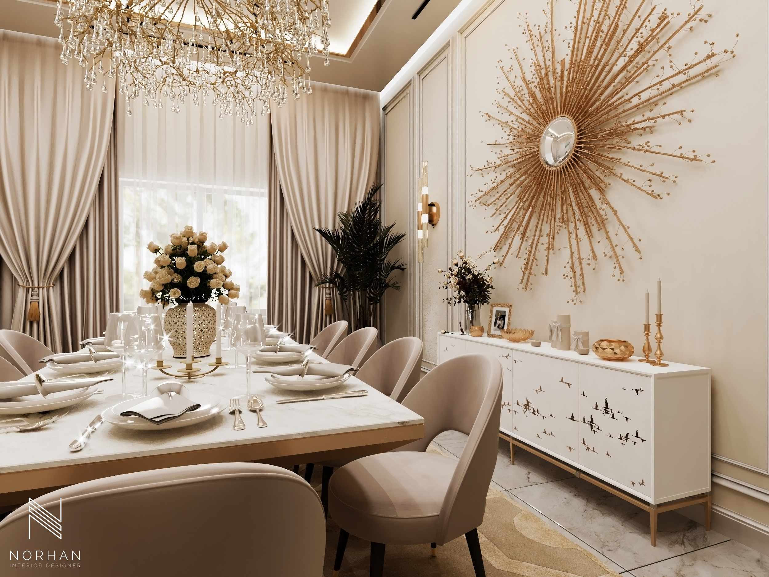 阿联酋新古典主义餐厅丨阿联酋丨Norhan NM-6